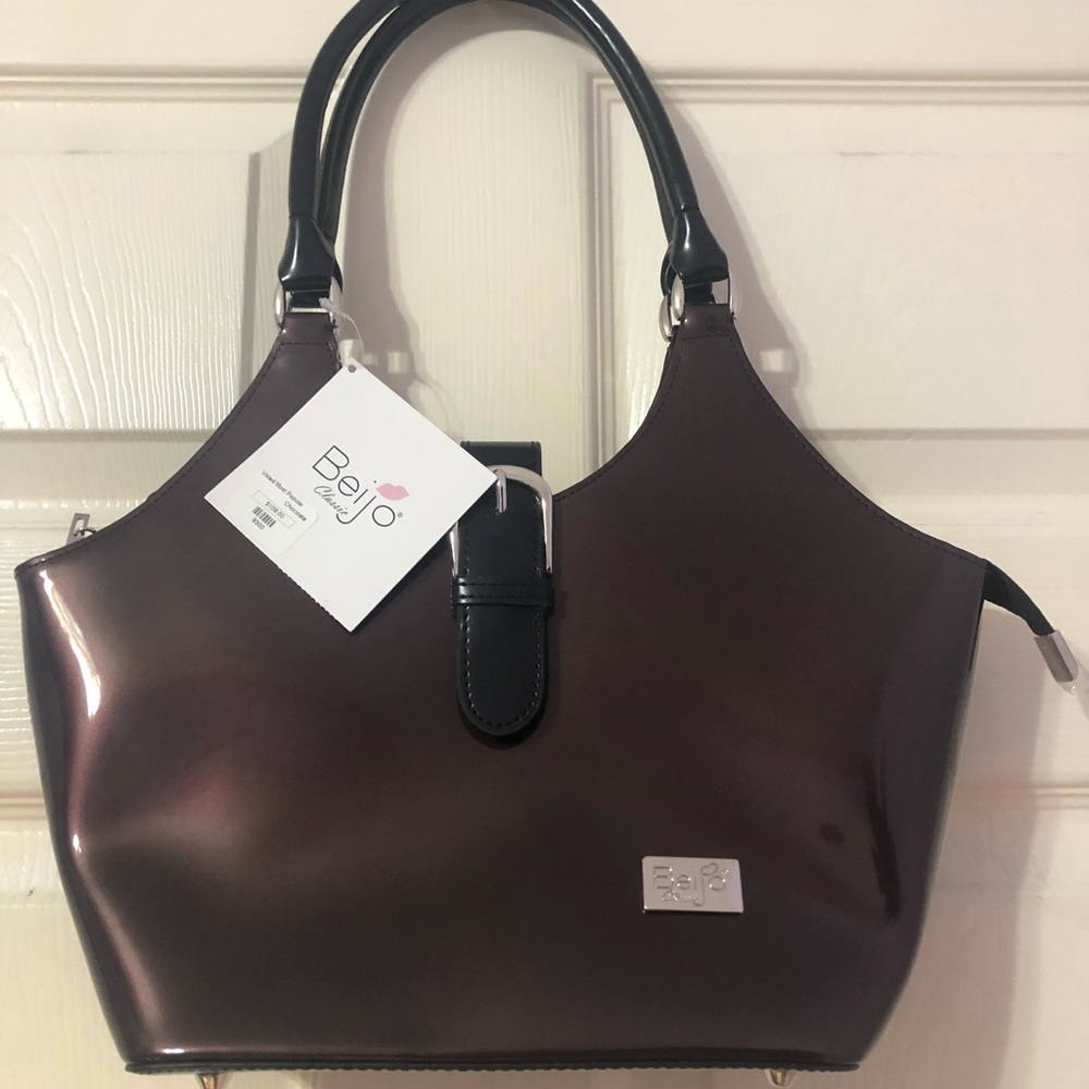 Beijo Classic Chocolate Colored Purse